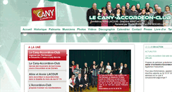 Desktop Screenshot of cany-accordeon-club.com